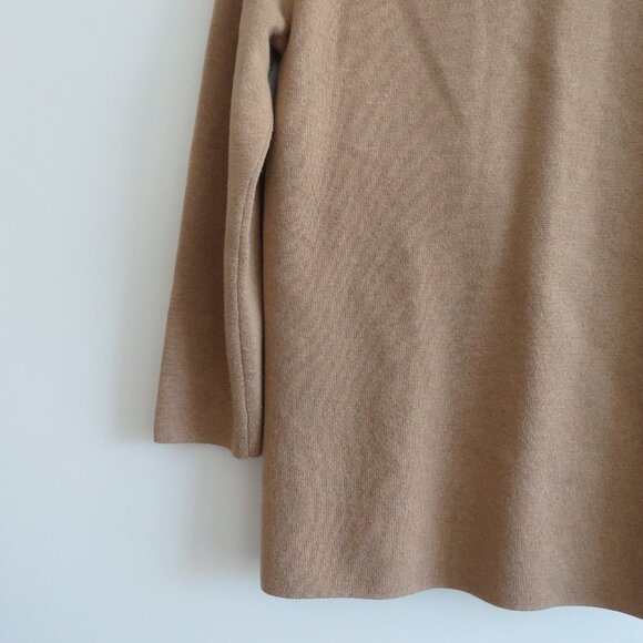 J. CREW Cecile Relaxed Knit Sweater Blazer One-Button in Camel Preppy Size XXS - Picture 11 of 14